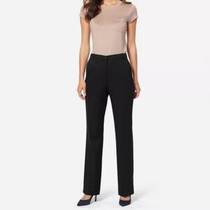 Pendleton Women's Seasonless Wool Straight Leg Trouser Pants Black Size 10
